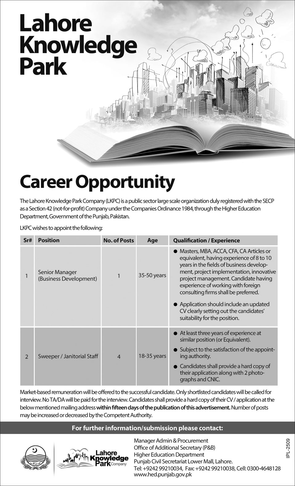 Lahore Knowledge Park Company Jobs 2024 Map Location Lahore Site Address