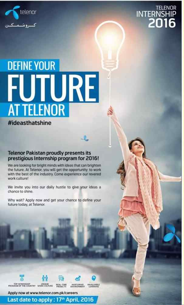 Telenor Internship Program 2024 Online Apply Form Eligibility Written Test Stipend