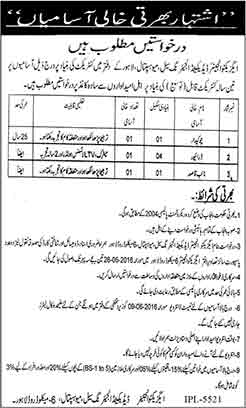 Mayo Hospital Lahore Jobs 2024 Advertisement Driver, Naib Qasid Application Form