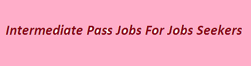 Intermediate Pass Jobs 2024 In Pakistan Government Private Sectors Apply Now