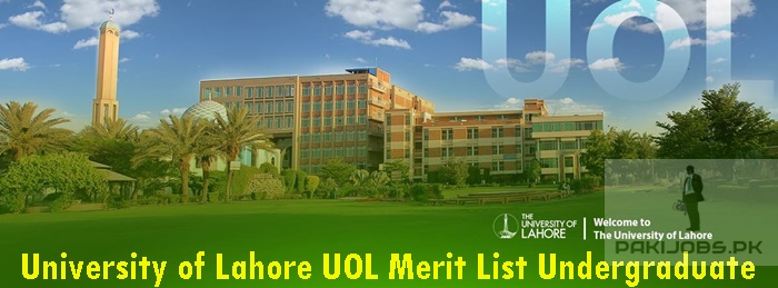 University of Lahore UOL Merit List 2024 Undergraduate Online