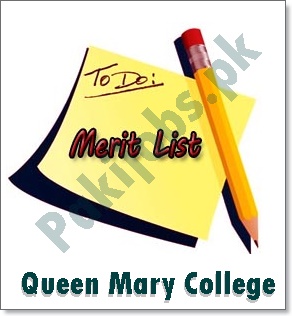 Queen Mary College Lahore Merit List 2024 www.qmc.edu.pk 1st, 2nd, 3rd