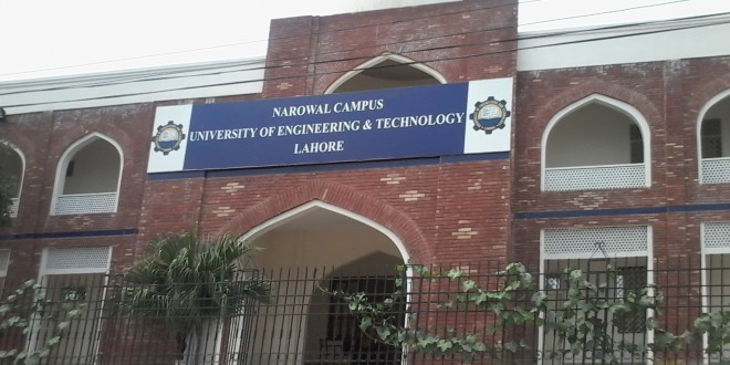 UET Narowal Engineering Entry Test Result 2024