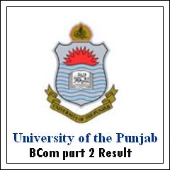 Punjab University PU B.Com Part 2 Result 2024-2020 www.pu.edu.pk